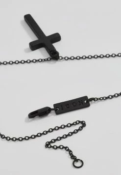 Cheap 🔥 Icon Brand CROSS TOWN NECKLACE - Necklace - Black ⌛ -Icon Brand 937999f62808418a85565573ee168f38