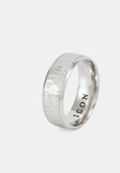 New π₯° Icon Brand π¨ HAMMERED BAND - Ring - Silver-coloured π 4 New π₯° Icon Brand π¨ HAMMERED BAND - Ring - Silver-coloured π -Icon Brand 94459a61c9764bad932eea24ed24a99b