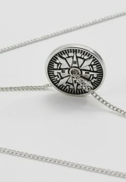 Best Sale ⌛ Icon Brand VASCO PENDANT - Necklace - Silver-coloured 🎁 -Icon Brand 9ba1da80ec80447b9bdb074a6c9d8977