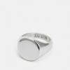 Brand new 😉 Icon Brand SMALL ROUND SIGNET - Ring - Silver-coloured 🔥