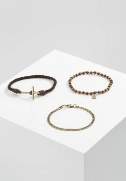 Best deal 🧨 Icon Brand ONWARDS 3 PACK - Bracelet - Brown ⌛