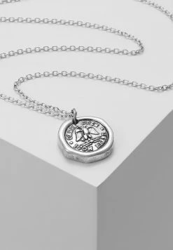 Budget 🧨 Icon Brand AQUILLA NECKLACE - Necklace - Silver-coloured 👏 -Icon Brand a1a8786d5d7b4f26aef7d0cac3a9c2cd