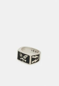 Brand new 👏 Icon Brand ICARUS SIGNET - Ring - Silver-coloured 🔔