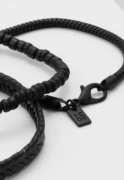 Best reviews of 😀 Icon Brand 3 PACK - Bracelet - Black 🎉 -Icon Brand a514515cf33b4374962d28d348fe263d