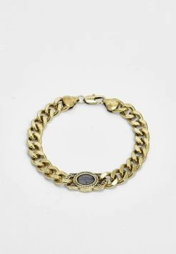 Outlet ✨ Icon Brand CARAZON OVAL BRACELET - Bracelet - Gold-coloured 👍