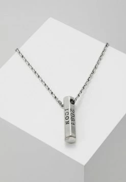 Promo 💯 Icon Brand CHUCK NECKLACE - Necklace - Silver-coloured 😍