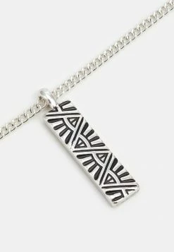 Buy 🥰 Icon Brand DECO NUANCE ENGRAVED BAR NECKLACE - Necklace - Silver-coloured 🛒 -Icon Brand aff81e49998f499fbb71952fdd00fd56