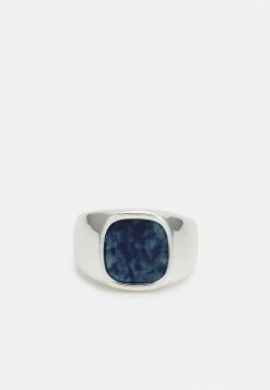 Best reviews of ⌛ Icon Brand SUNDAY COMPOSITE SIGNET - Ring - Blue ❤️