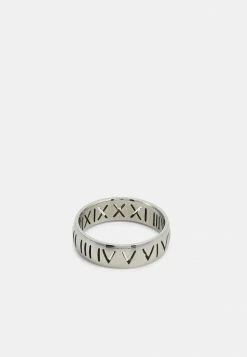 New ⭐ Icon Brand ROMAN NUMERALS BAND - Ring - Silver-coloured ⌛