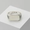 Best reviews of ✔️ Icon Brand HERRING BONE SIGNET - Ring - Silver-coloured 🌟 -Icon Brand be767630ed7d43b3b2467b551835a0e2