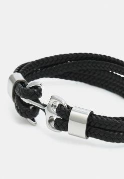 Coupon ✔️ Icon Brand ANCHOR BRACELET - Bracelet - Black ⌛ -Icon Brand bfdc6a072fd84dddba1790fad76a7255