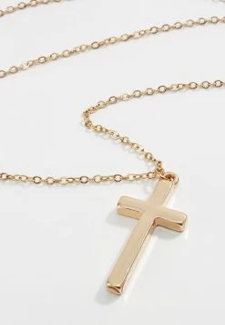 Deals 😍 Icon Brand CROSS TOWN NECKLACE - Necklace - Gold-coloured 🤩 -Icon Brand c320e7428da845a7b3923639c3740ea2