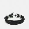 Coupon ✔️ Icon Brand ANCHOR BRACELET - Bracelet - Black ⌛