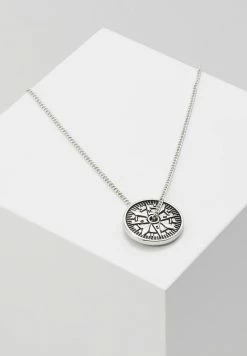 Best Sale ⌛ Icon Brand VASCO PENDANT - Necklace - Silver-coloured 🎁