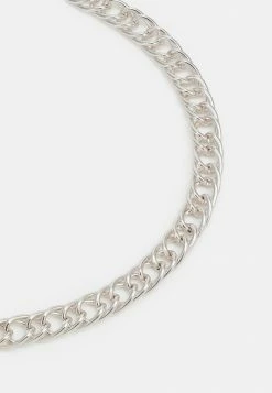 Best deal 🎁 Icon Brand DECO NUANCE DOUBLE CURB CHAIN NECKLACE - Necklace - Silver-coloured 🛒 -Icon Brand ce302898bcbf4de4898b3adce4bc2e13