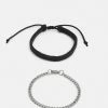 Flash Sale ❤️ Icon Brand CURB CHAIN COMBO 2 PACK - Bracelet - Black 🛒 -Icon Brand cfa2f4f2bce34c7c9274e26d60473a62