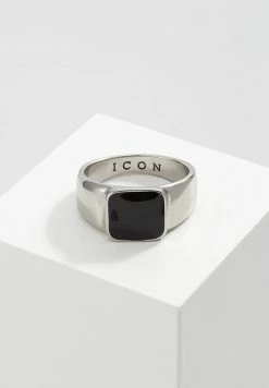 Promo 💯 Icon Brand SIGN OF THE TIMES SIGNET - Ring - Silver-coloured ❤️