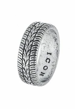 Best reviews of ❤️ Icon Brand SICK & TYRED - Ring - Silver-coloured ✔️ -Icon Brand db090480028d419c9cfaf204630b7613