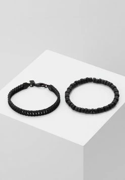 Best deal ⭐ Icon Brand SATURATED COMBO 2 PACK - Bracelet - Black ⭐