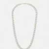 Best deal 🎁 Icon Brand DECO NUANCE DOUBLE CURB CHAIN NECKLACE - Necklace - Silver-coloured 🛒 -Icon Brand e2c5bbefaad94c668bdb3866f383ce26