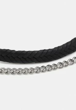 Flash Sale ❤️ Icon Brand CURB CHAIN COMBO 2 PACK - Bracelet - Black 🛒 -Icon Brand e6d552c622d348b9b479314f5108cb1d