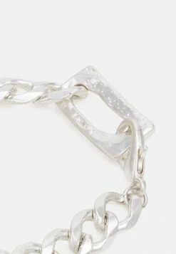 Budget 😍 Icon Brand MILITARY PRECISION RECTANGLE CLASP BRACELET - Bracelet - Silver-coloured 👏 -Icon Brand ec5041e943124d899fd265acaeb1c344