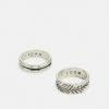 Deals 🧨 Icon Brand CARAZON GARDEN 2 PACK - Ring - Silver-coloured 💯 -Icon Brand efd17a89e1e346c688b9cf28150277cc
