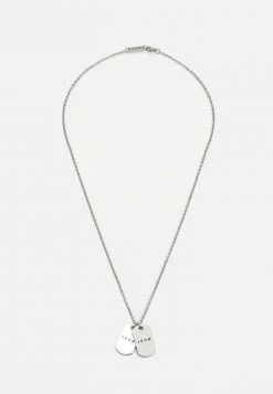 Hot Sale 💯 Icon Brand DOUBLE 🦮 DOG TAG - Necklace - Silver-coloured 🤩