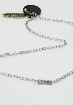 Best deal 🌟 Icon Brand SUMMIT NECKLACE - Necklace - Black ⭐ -Icon Brand fb101cd868f24404b0511b48b24eaf16