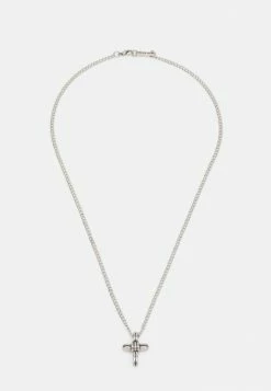 Brand new 🤩 Icon Brand RESET CROSS PENDANT NECKLACE - Necklace - Silver-coloured 🛒